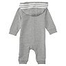Baby Boy adidas Logo Hooded Coverall