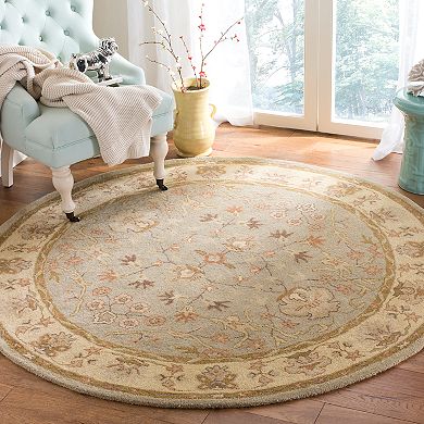 Safavieh Antiquity Suzanne Framed Floral Wool Rug 