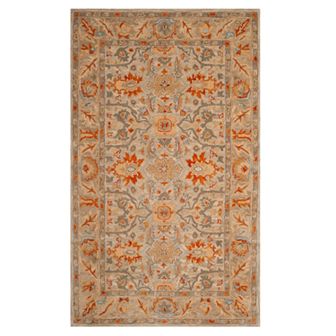 Safavieh Antiquity Amber Framed Floral Wool Rug