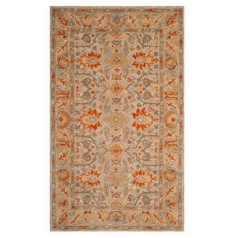 Safavieh Antiquity Amber Framed Floral Wool Rug