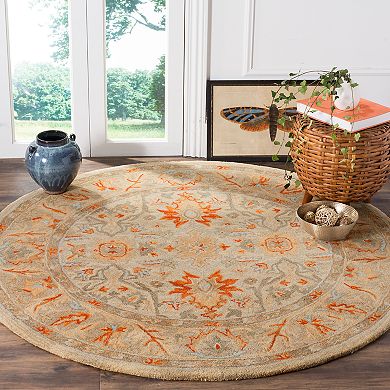 Safavieh Antiquity Amber Framed Floral Wool Rug