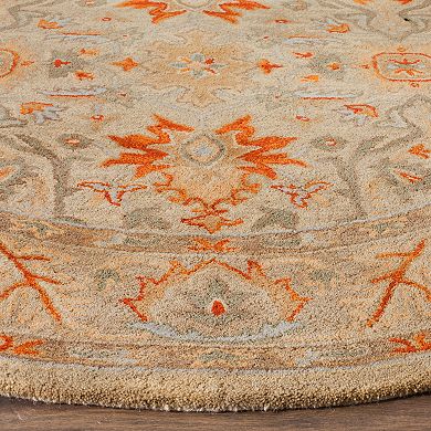 Safavieh Antiquity Amber Framed Floral Wool Rug