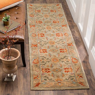 Safavieh Antiquity Amber Framed Floral Wool Rug