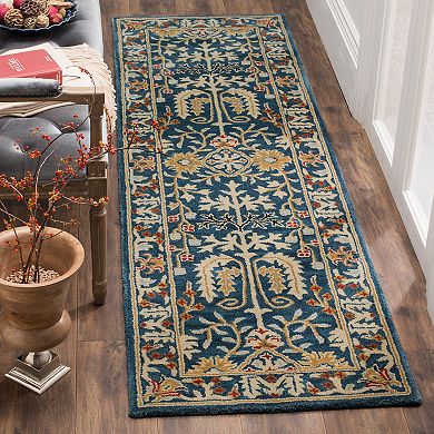 Safavieh Antiquity Henny Framed Floral Wool Rug