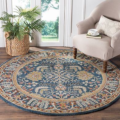 Safavieh Antiquity Henny Framed Floral Wool Rug