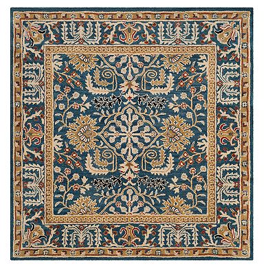 Safavieh Antiquity Henny Framed Floral Wool Rug 