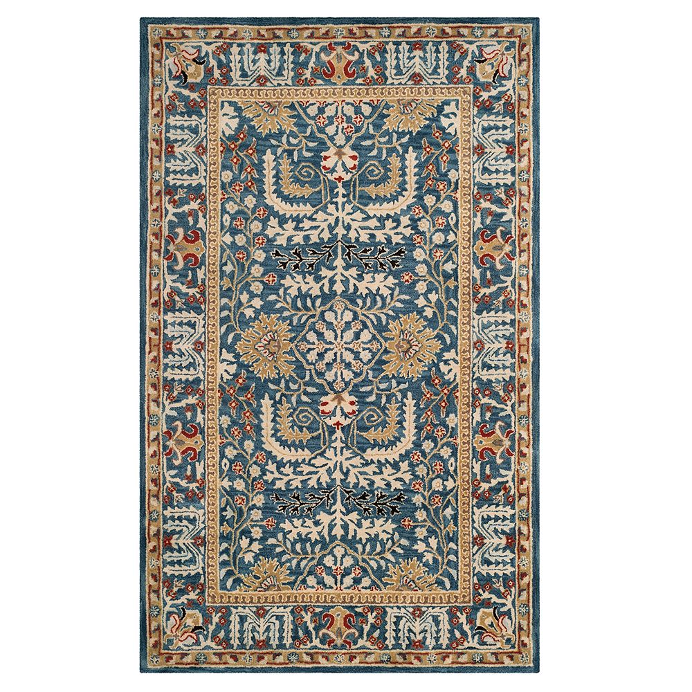 Safavieh Antiquity Henny Framed Floral Wool Rug
