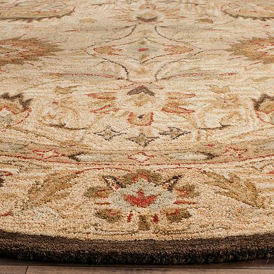 Safavieh Antiquity Margaret Framed Floral Wool Rug