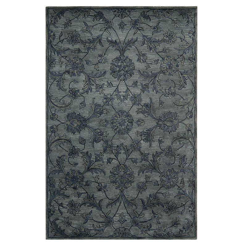 Safavieh Antiquity Kimberly Floral Wool Rug, Grey, 6FT Sq