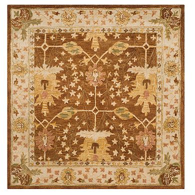 Safavieh Antiquity Shannon Framed Floral Wool Rug