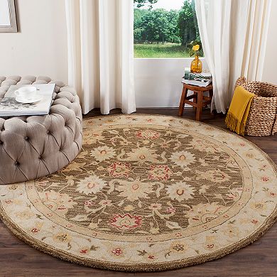 Safavieh Antiquity Marilyn Framed Floral Wool Rug