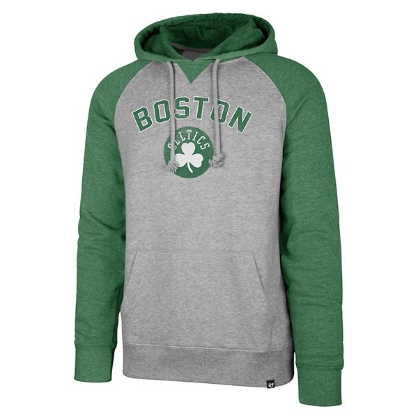 Men's '47 Brand Boston Celtics Match Blend Raglan Hoodie