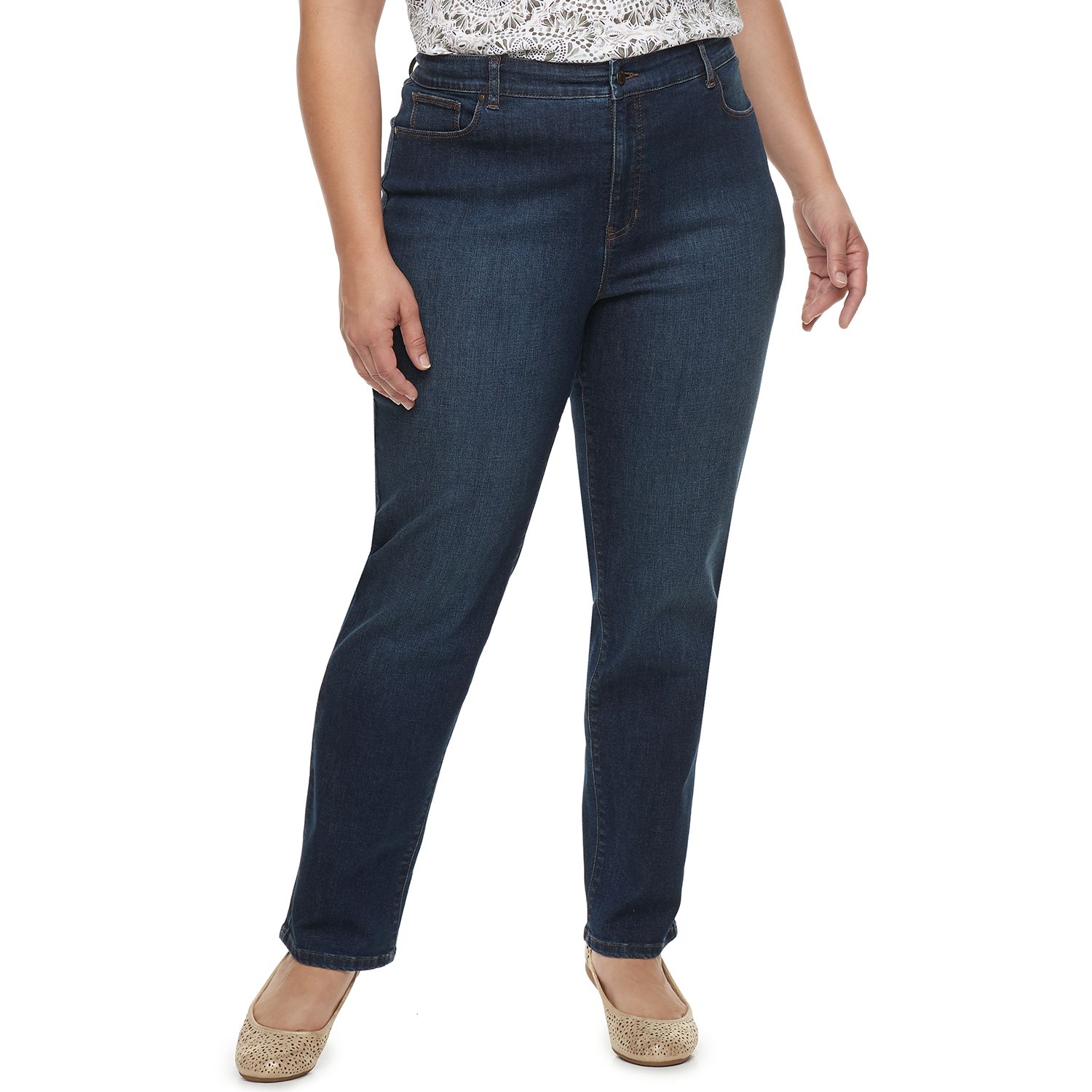 croft and barrow plus size jeans