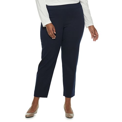 Plus Size Croft & Barrow® Effortless Stretch Pull-On Pants