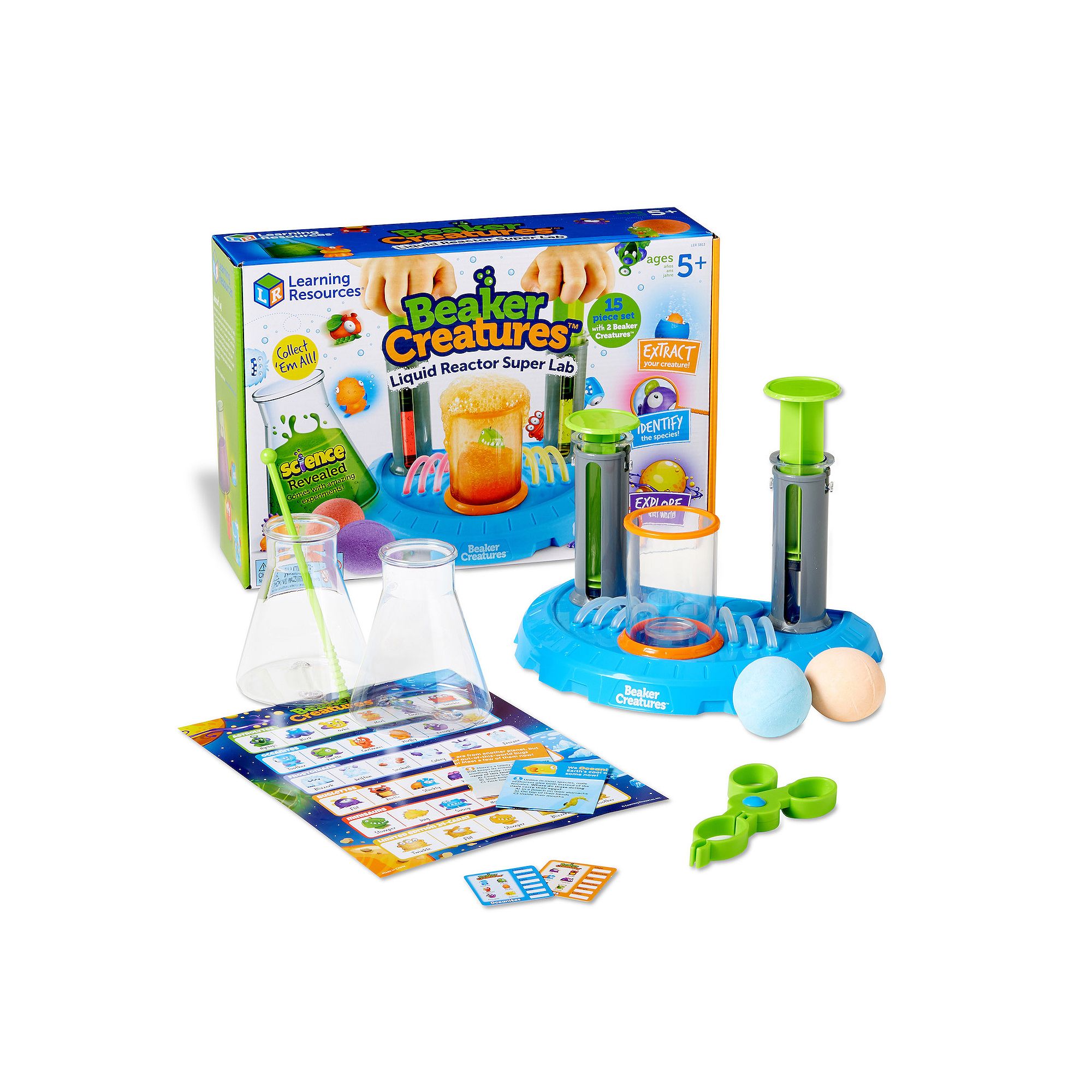 Learning Resources Beaker Creatures Liquid Reactor Super Lab, Multi