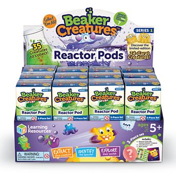 Learning Resources Beaker Creatures 24 pc Reactor Pods Set