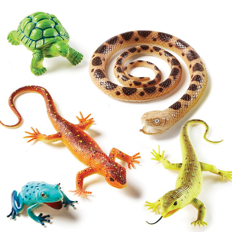 Learning Resources Jumbo Reptiles & Amphibians, Multicolor