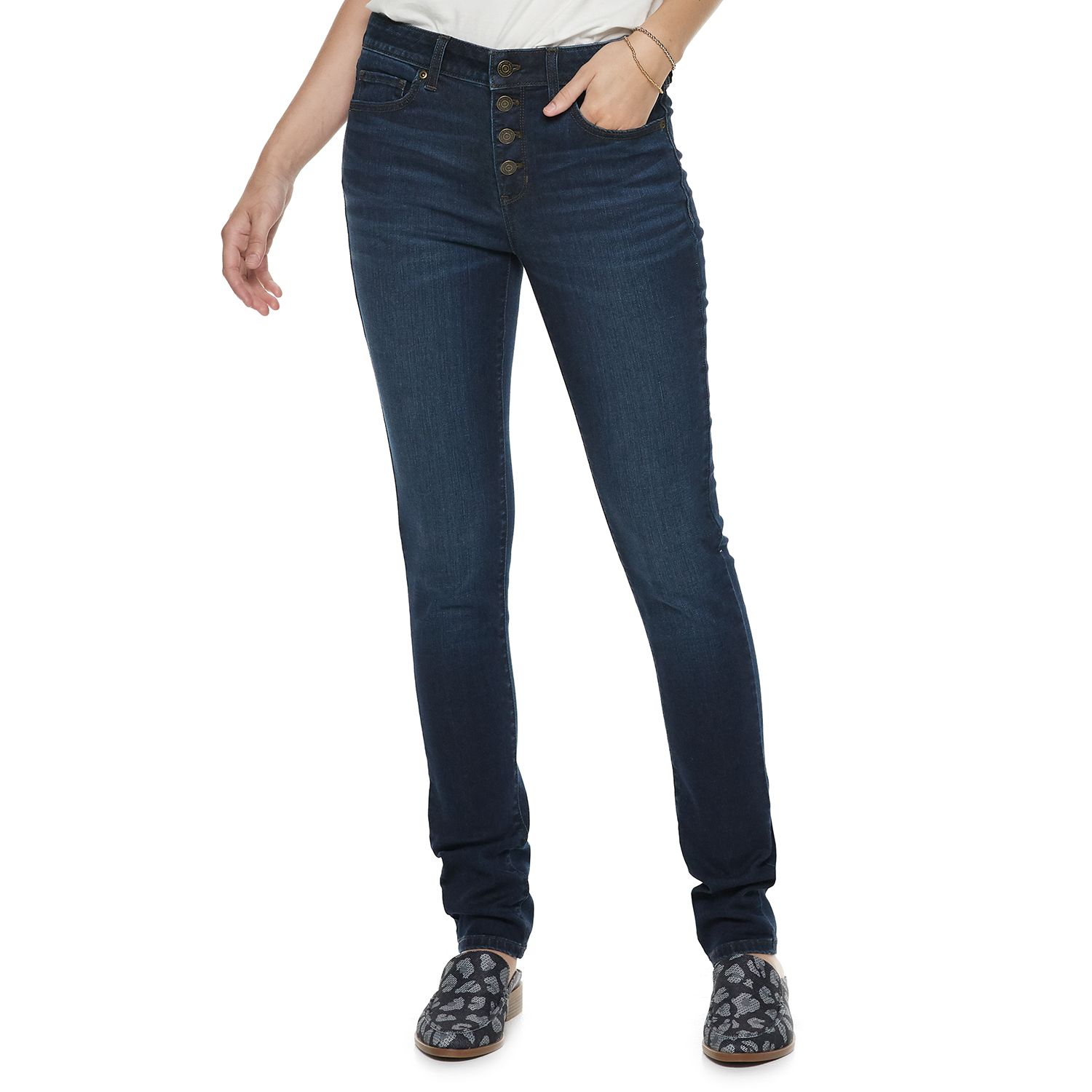 kohls womens high waisted jeans