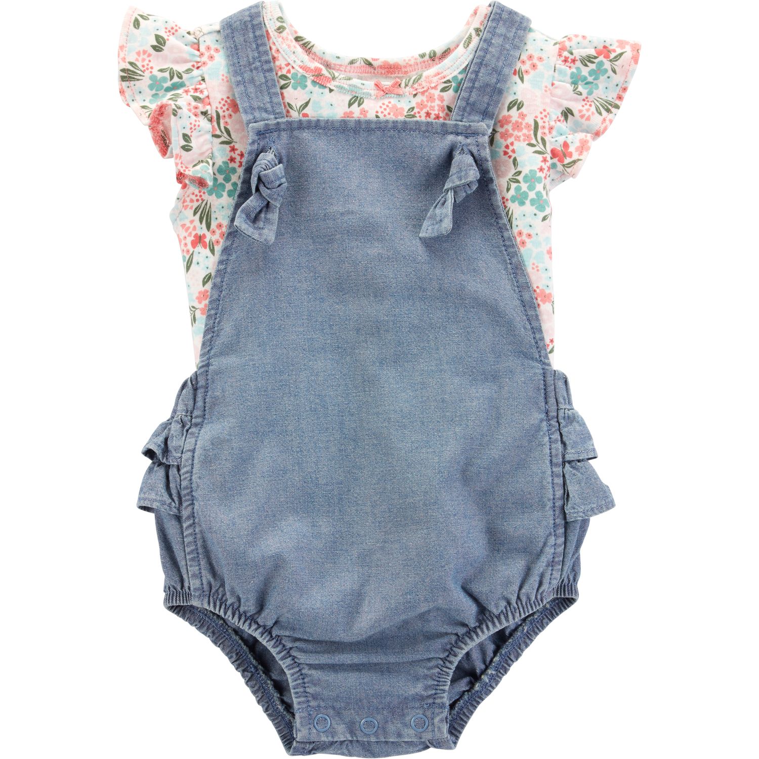 baby girl shortalls