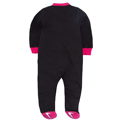 Baby Girl Nike Logo Footed Coverall