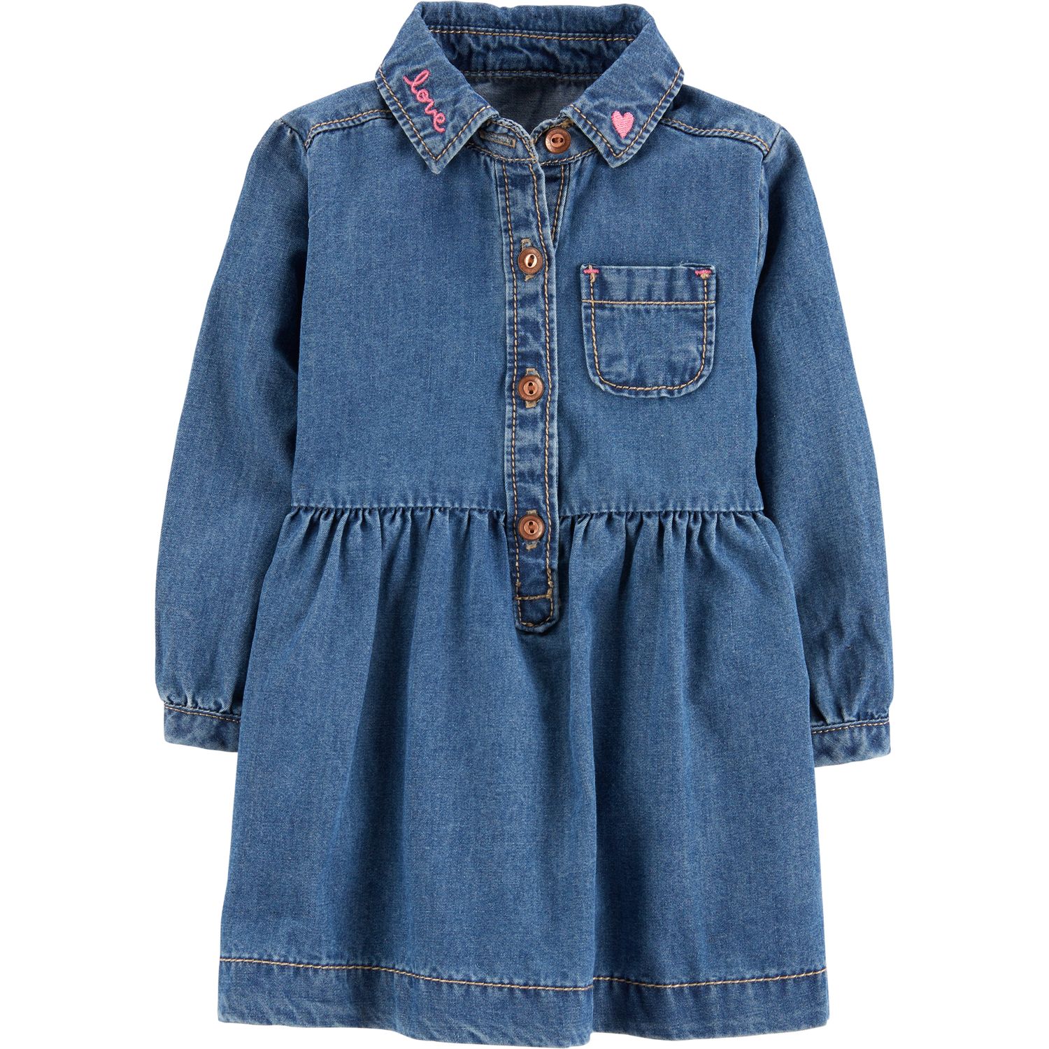 kohls denim dress