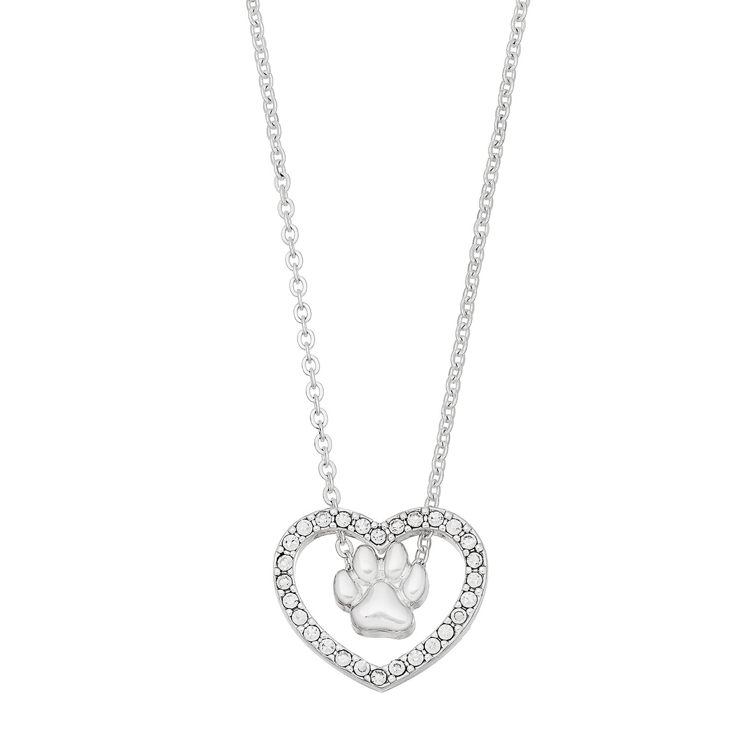 paw print necklace kohls