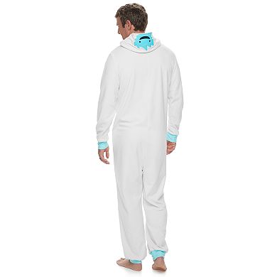 Big & Tall Jammies For Your Families Yeti Microfleece One-Piece Pajamas