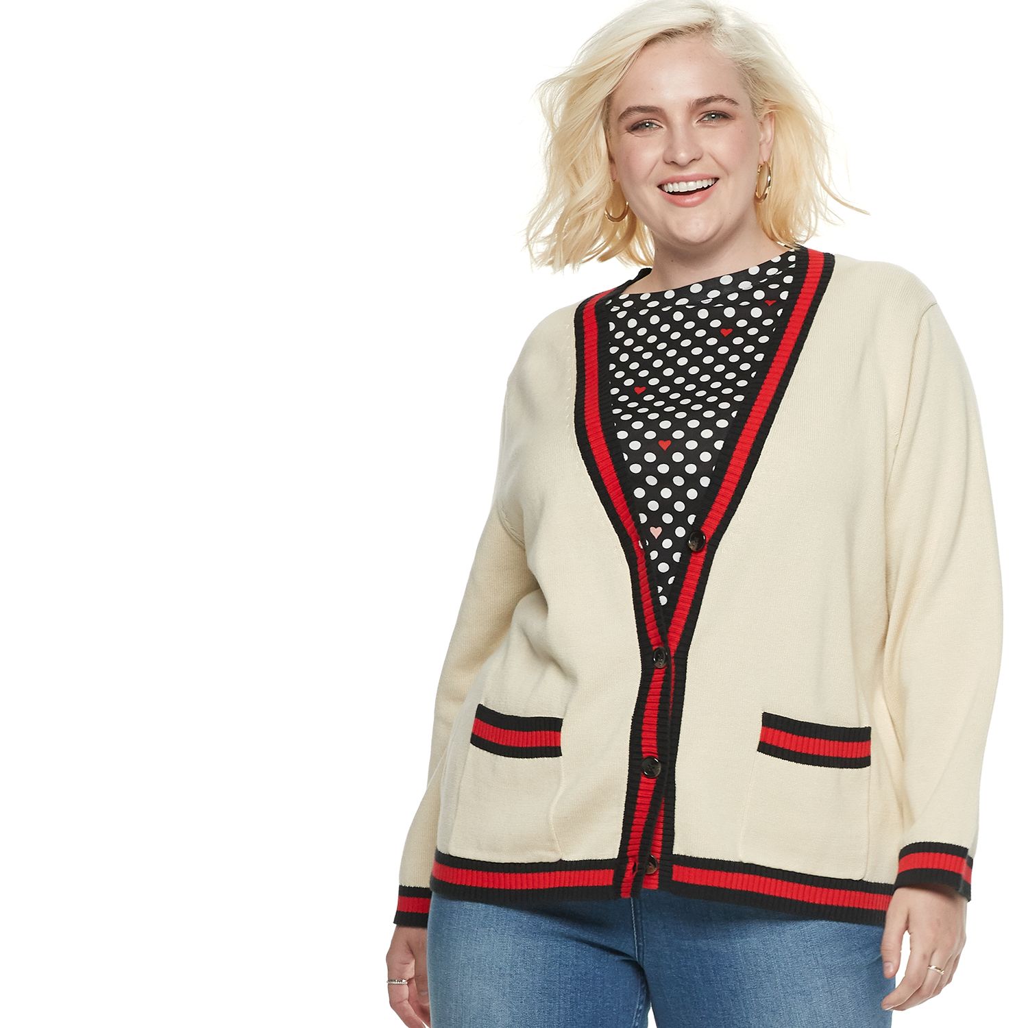 kohls plus size cardigans