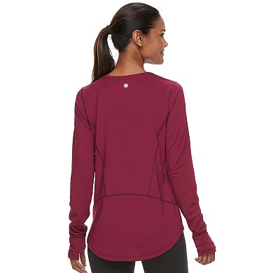Women's Tek Gear® Thumb Hole Long Sleeve Tee