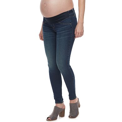 Maternity a:glow Inset Elastic Underbelly Panel Jeggings