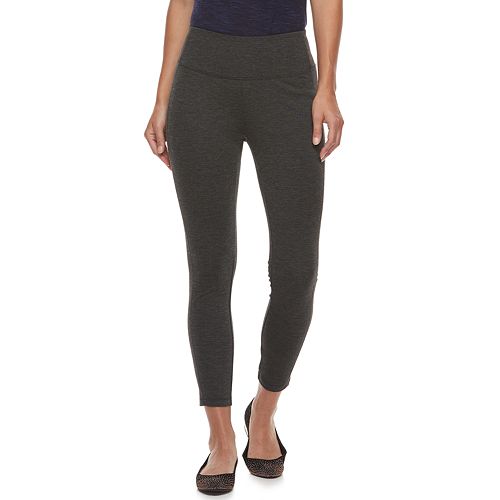 Petite Apt. 9® Tummy-Control High-Waisted Ponte Leggings