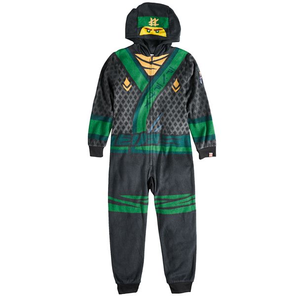10/12 NWT $42 RV Lego Ninjago Union Suit Sleeper Pajamas Size 6/7-8 