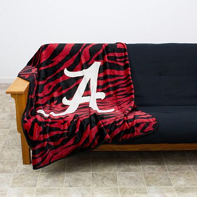 NCAA Alabama Crimson Tide Soft Raschel Throw Blanket