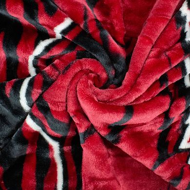 NCAA Arkansas Razorbacks Soft Raschel Throw Blanket