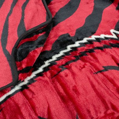 NCAA Arkansas Razorbacks Soft Raschel Throw Blanket