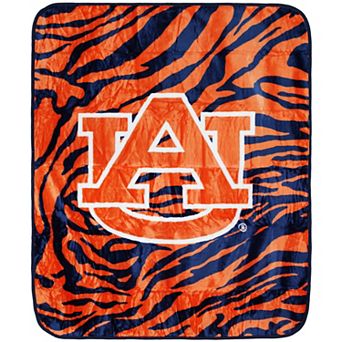 NCAA Auburn Tigers Soft Raschel Throw Blanket