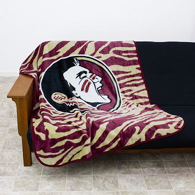 NCAA Florida State Seminoles Soft Raschel Throw Blanket