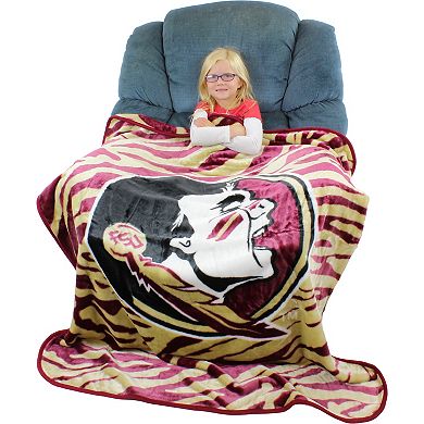 NCAA Florida State Seminoles Soft Raschel Throw Blanket