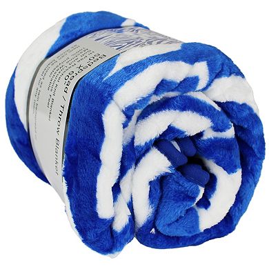 NCAA Kentucky Wildcats Soft Raschel Throw Blanket