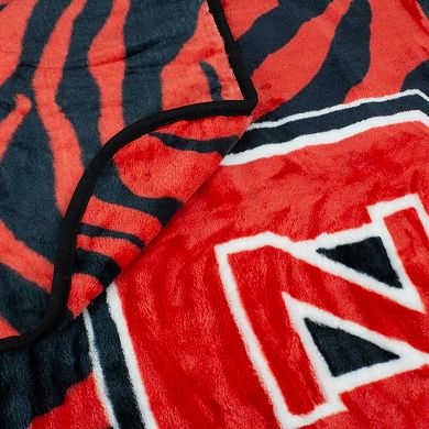 NCAA North Carolina State Wolfpack Soft Raschel Throw Blanket
