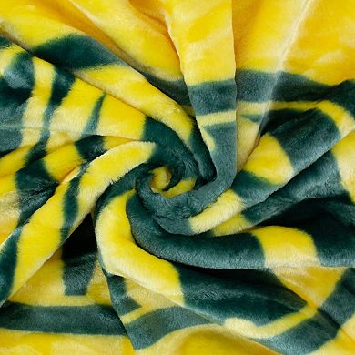 NCAA Oregon Ducks Soft Raschel Throw Blanket