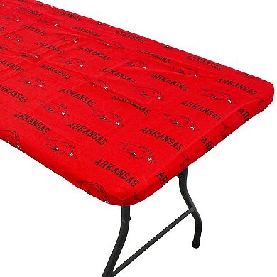 NCAA Arkansas Razorbacks Tailgate Fitted Tablecloth