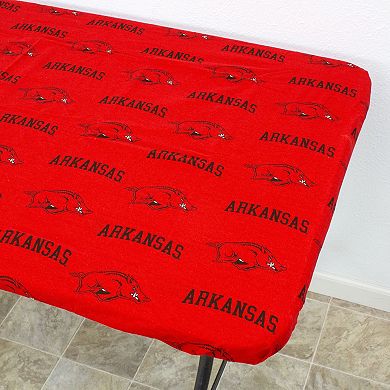 NCAA Arkansas Razorbacks Tailgate Fitted Tablecloth