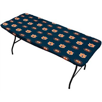 NCAA Auburn Tigers Tailgate Fitted Tablecloth, 72" x 30"