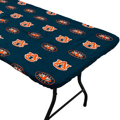 NCAA Auburn Tigers Tailgate Fitted Tablecloth, 72" x 30"