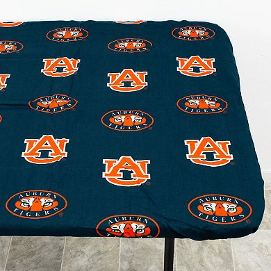 NCAA Auburn Tigers Tailgate Fitted Tablecloth, 72" x 30"