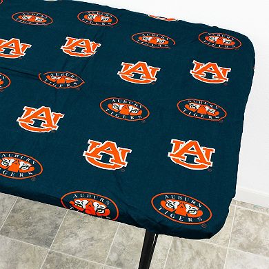 NCAA Auburn Tigers Tailgate Fitted Tablecloth, 72" x 30"