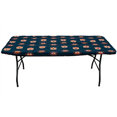 NCAA Auburn Tigers Tailgate Fitted Tablecloth, 72" x 30"