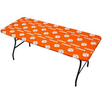 NCAA Clemson Tigers Tailgate Fitted Tablecloth, 72" x 30"