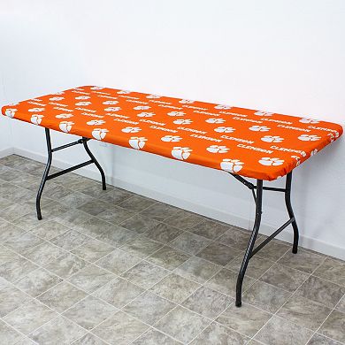 NCAA Clemson Tigers Tailgate Fitted Tablecloth, 72" x 30"